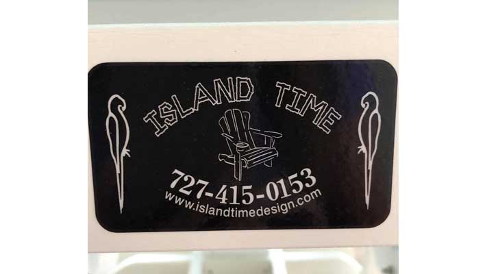 Island Time Islander Testimonial Tag